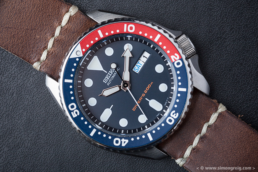 Seiko SKX009 | On a horween leather strap for now until I ge… | Flickr