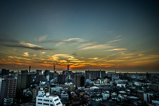 Sunset at Chiba, Japan