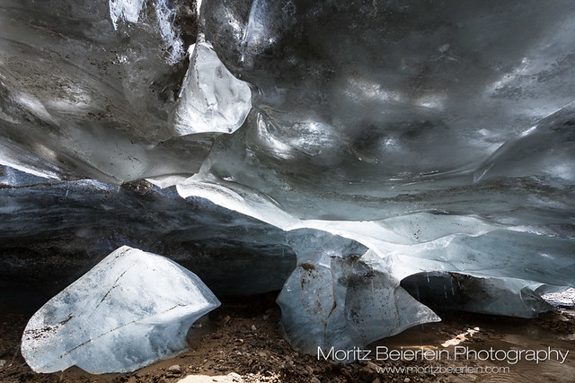 Down the ice cave