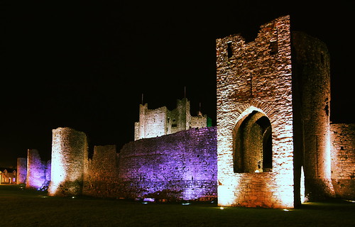 Trim Castle from the Dublin Gate
