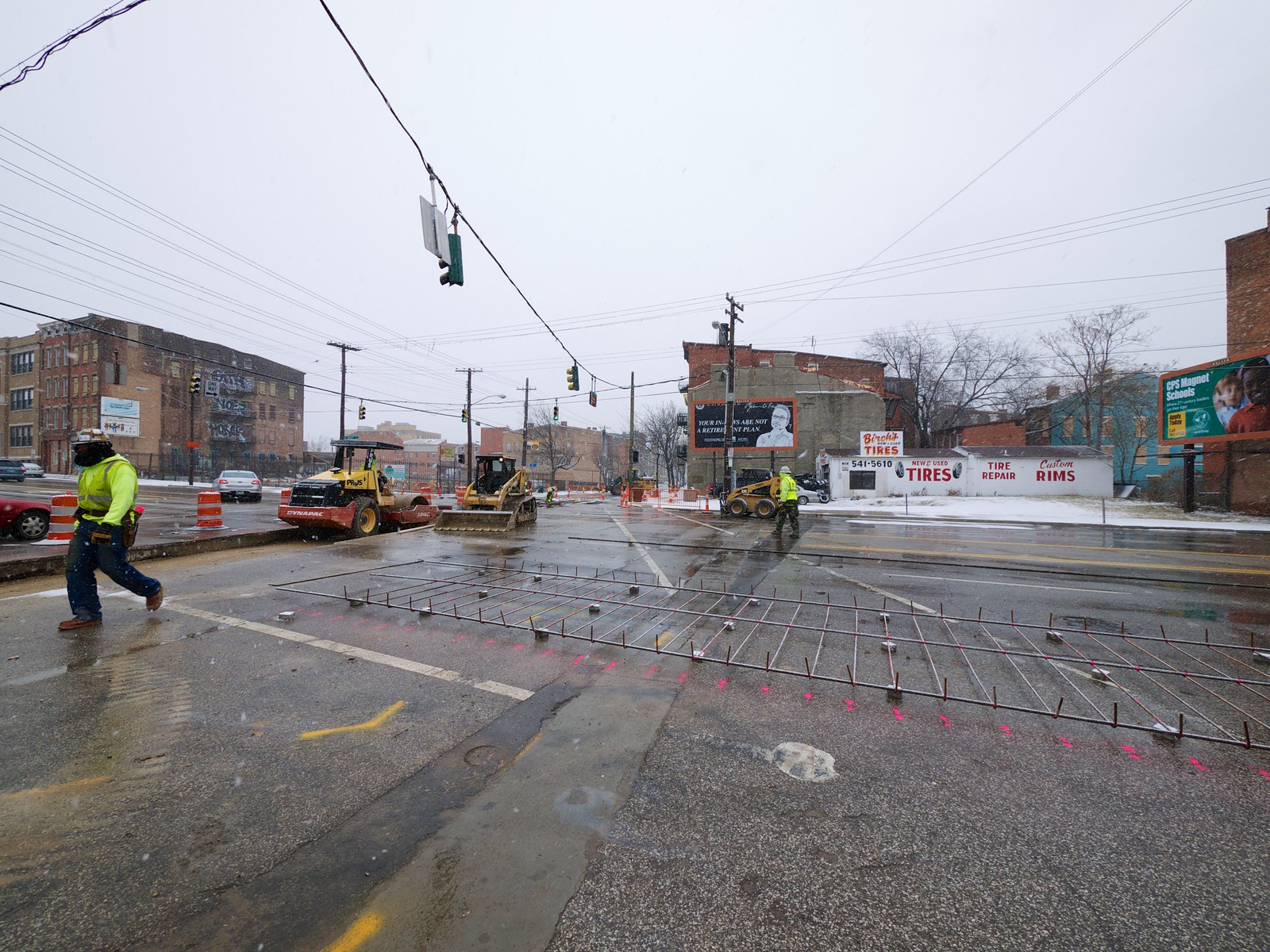 Cincinnati Streetcar Construction