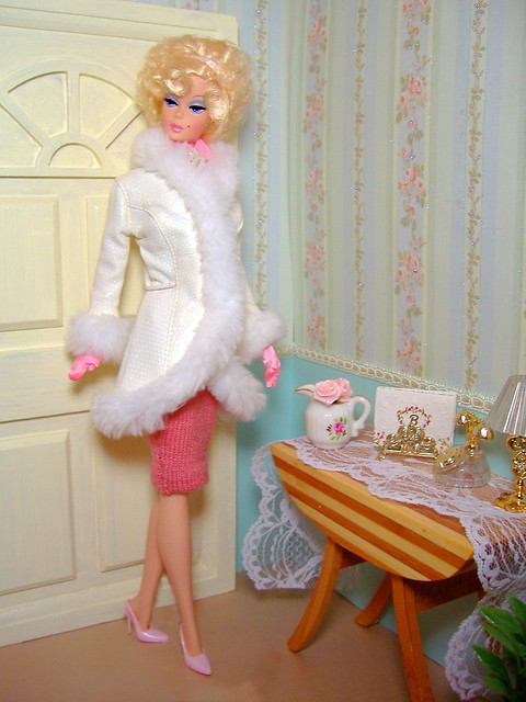 Priscilla in winter white #1