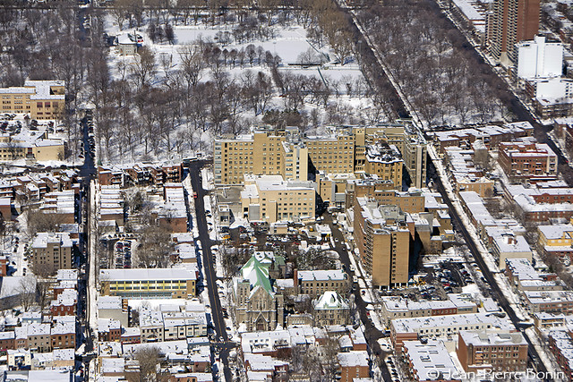 Église Sacré-Coeur, Hôpital Notre-Dame (Centre hospitalier de l'Université de Montréal [CHUM]), Parc La Fontaine _DSB2935 copy