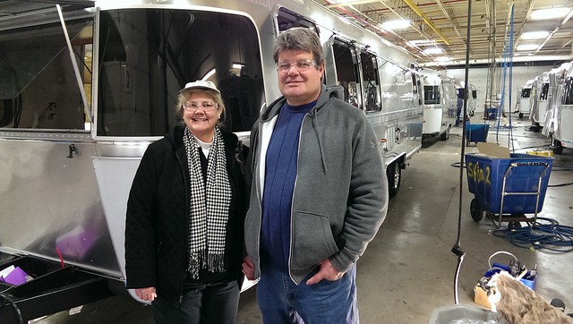 At the Airstream trailer factory in Jackson Center, Ohio, January 15, 2014
