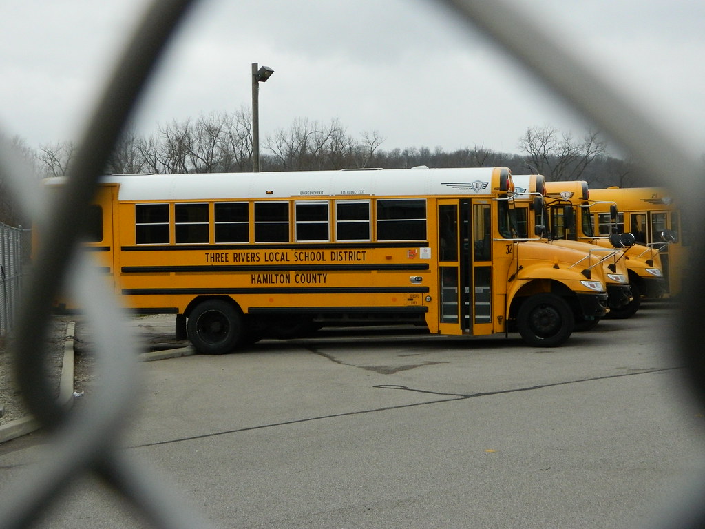 Three Rivers School Bus Three Rivers Local School District 32 | Bus lot - Cleves, OH ...