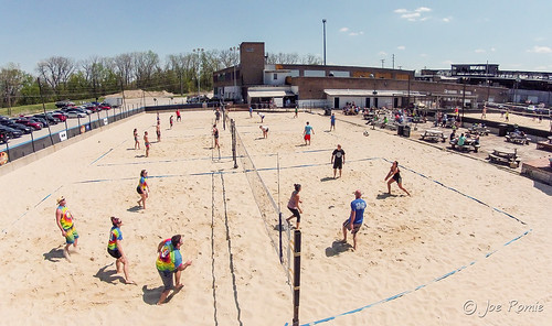 volleyball sand beach ball play action sport fairplay fortwayne indiana rivercity tourney tournament court overhead gopro wideangle fisheye outdoor vball
