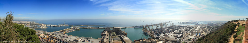 Barcelona Port Panoramic