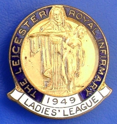 Leicestershire Royal Infirmary Ladies League - membership badge (1949)