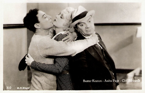 Buster Keaton, Anita Page and Cliff Edwards in Sidewalks of New York (1931)