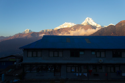 blue nepal sunset camp sky trek base annapurna 2012 ghorepani westernregion ghodepani