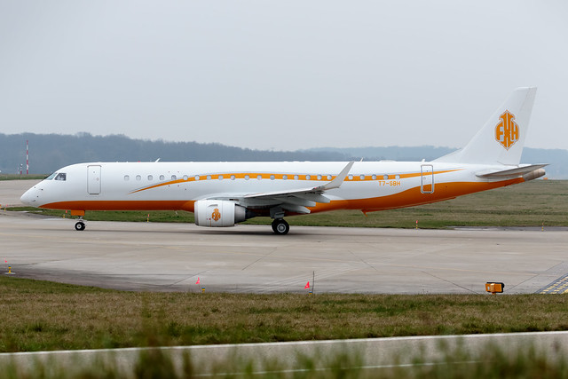 Private - Embraer 190 - T7-SBH - Geneva Airport