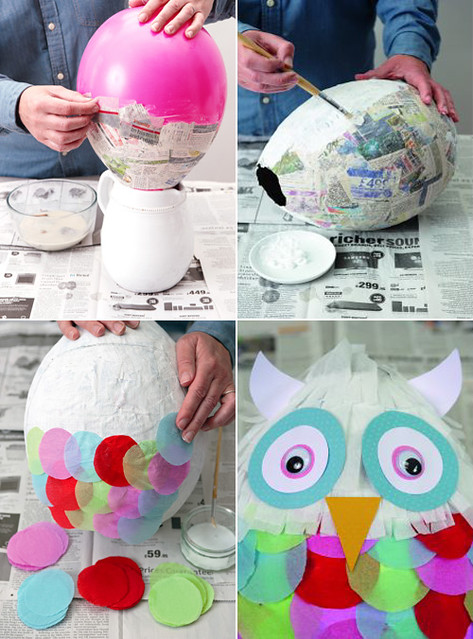 DIY Owl Pinata