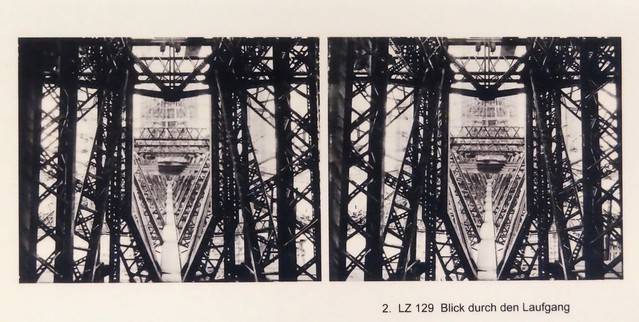 View Lengthwise Through Hindenburg's Central Frame (1936)
