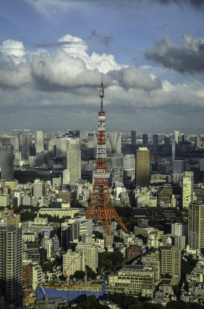Tokyo Tower From Mori Tower Roppongi Tokyo Trevor Dobson Flickr