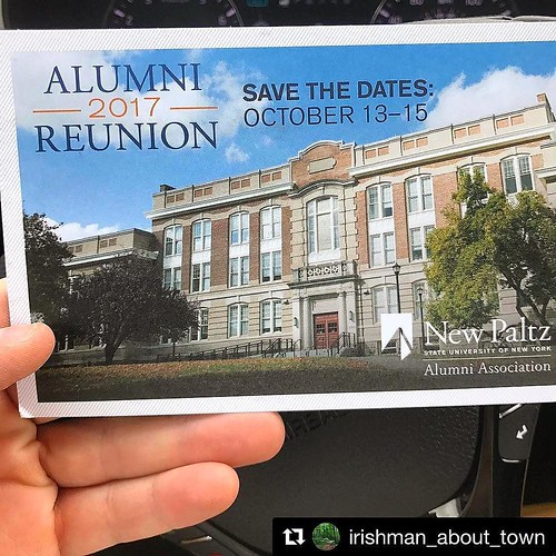 Who would you like to see at Reunion? Tag them below and add October 13-15 to your calendar! #NPalumni #10years #10yearreunion #college #newyork #newpaltz #sunynewpaltz #SUNY #newpaltz #sunynewpaltzalumni #hudsonvalley #2007 #Repost @irishman_about_town
