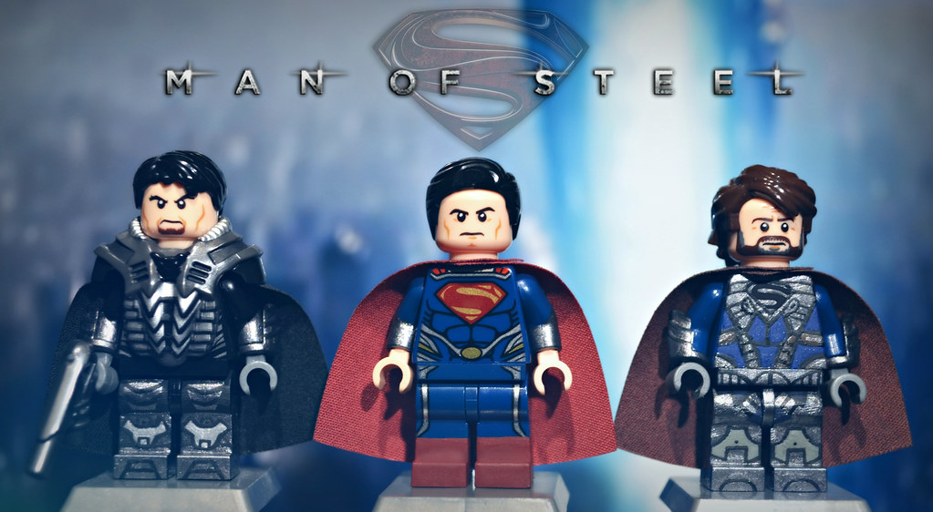 Lego Man Of Steel : Upgraded Figures | Before Heading Out To… | Flickr