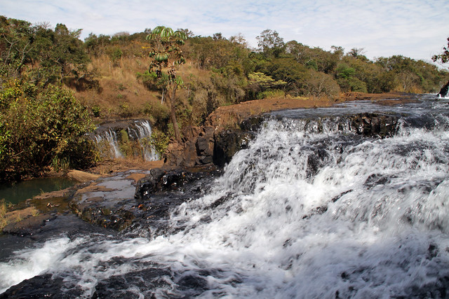Waterfall in cerrado area of Brazil