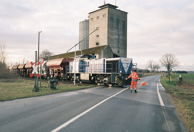 analog: Güterverkehr auf der Bördebahn