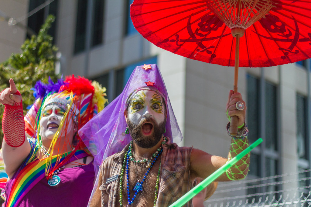 San Francisco Pride 2013: Sister Yoda spots Dapper Darth!