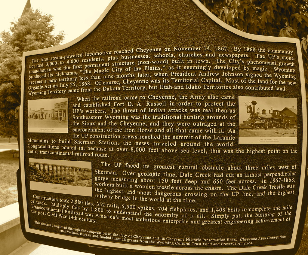 Union Pacific Railroad historic marker (part 2, con't), Ch… | Flickr