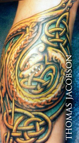 celtic dog tattoo thomas jacobson orlando florida