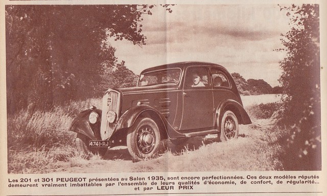 1935 - 201 and 301 by Peugeot