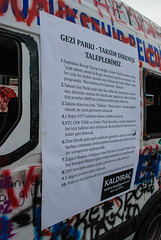 Gezi Parkı - Taksim Direnişi Taleplerimiz