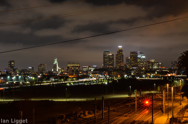Los Angeles Skyline from Broadway