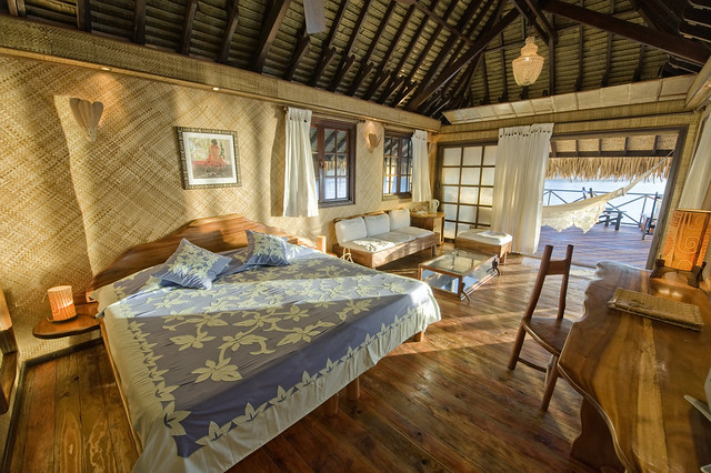 Vahine Island Resort - Overwater Bungalow Bedroom