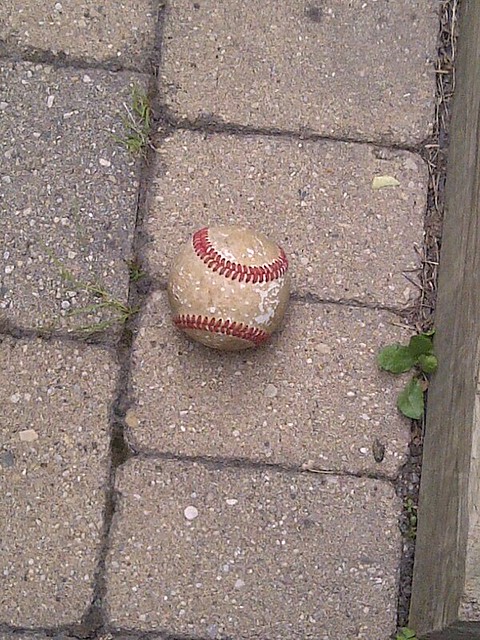 A Baseball | Something I never learned to throw overhanded, … | Flickr