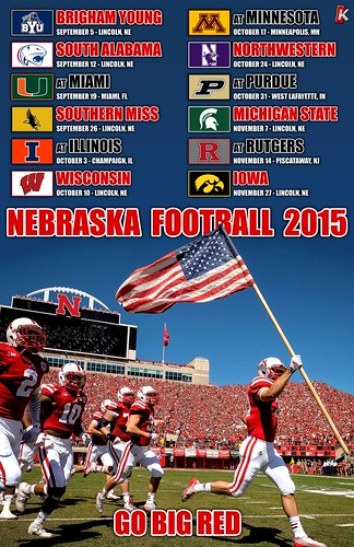 Nebraska Football 2015 Schedule | Dave Miller | Flickr