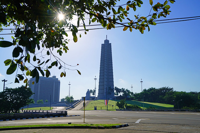 Sunshine over José Martí Memorial, Havana
