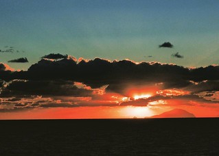 Isole Lipari  Sunset