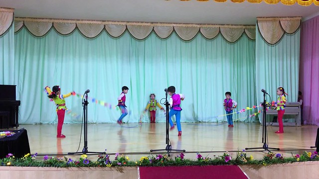 Performance at Sinuiju Kindergarten