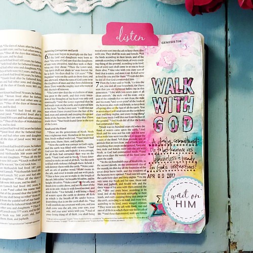 Bible art journaling: Illustrated Faith's April devotion, … | Flickr