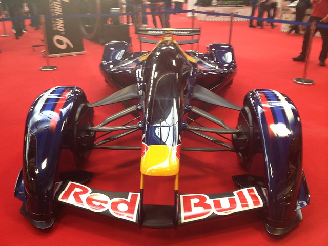 The Red Bull concept car at the Autosport International Show 2014