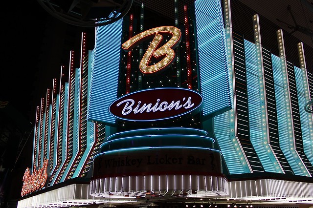 Binion's Gambling Hall in downtown Las Vegas.