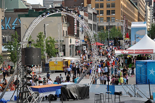 Comedy Stage | Center Stage on Ste-Catherine street | Caribb | Flickr