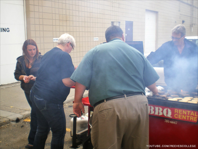 Reeves College Fire up the Grill Student Appreciation BBQ in Calgary North, AB - Smoke in the Air