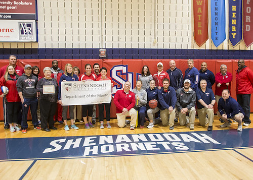 March Department of the Month Award Presented to Department of Intercollegiate Athletics