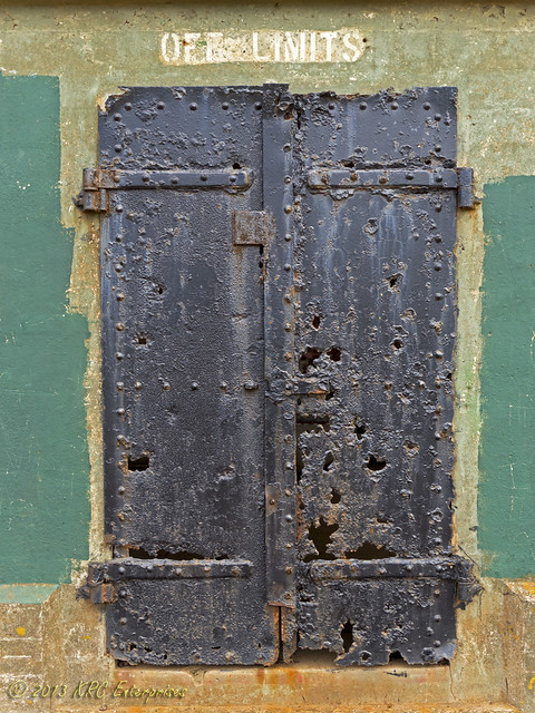 Another armory door at Battery Mendell
