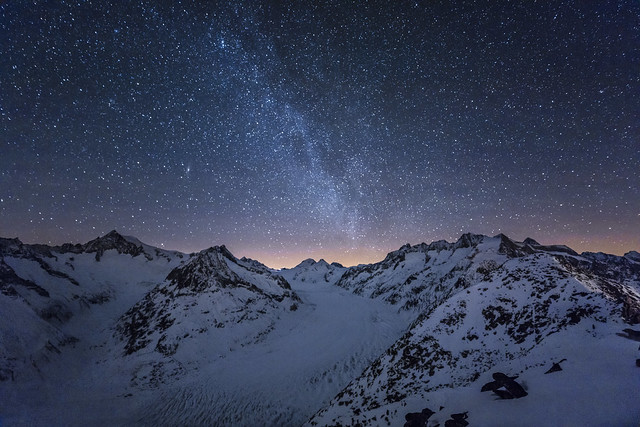 Aletsch Milky Way