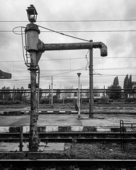 That thing from cartoons where people band their heads while riding an old train actually exists _________________________________________ #rails #railways #trains #trainstation #cartoons #cartoonstuff #likeincartoons #ploiesti #bw #industrial
