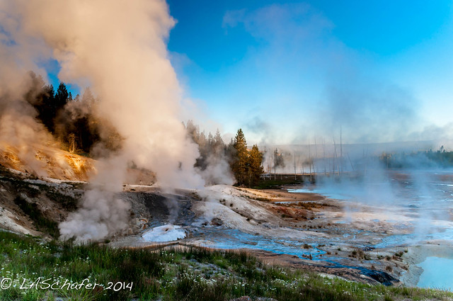 Yellowstone steam