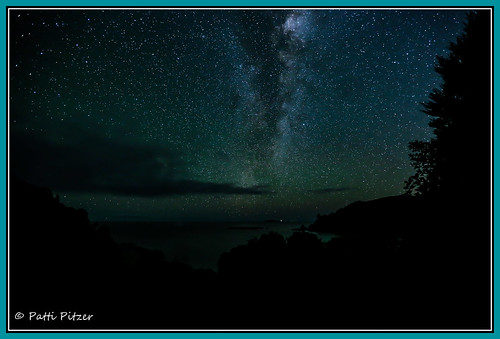 coromandel littlebay milkyway newzealand night sky stars
