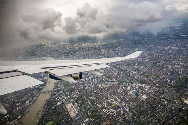 Banking over central London