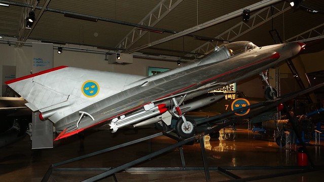 SAAB 210B Draken / Lilldraken in Flygvapenmuseum Malmen