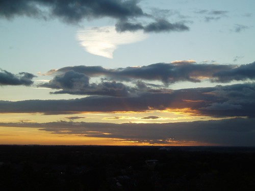 sunset clouds lincoln lincolnshire landscape sky