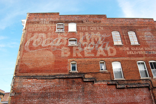 Indiana, Vincennes, Holsum Bread (Coca-Cola) (15,871) by EC Leatherberry, The photograph was taken in 2013.  I first photographed the "double"  advertisements in 20