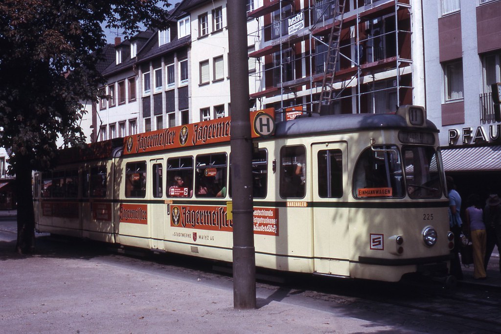 JHM-1973-1373 - Allemagne, Mayence Mainz, tramway